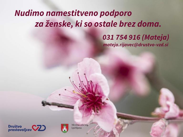 Namestitvena podpora za ženske