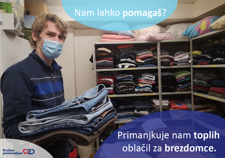Nam lahko pomagaš?